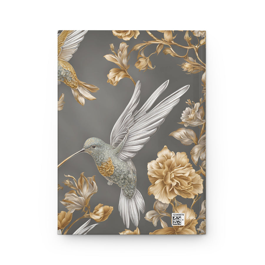 Deluxe Hardcover Journal - Flight & Floral Splendor