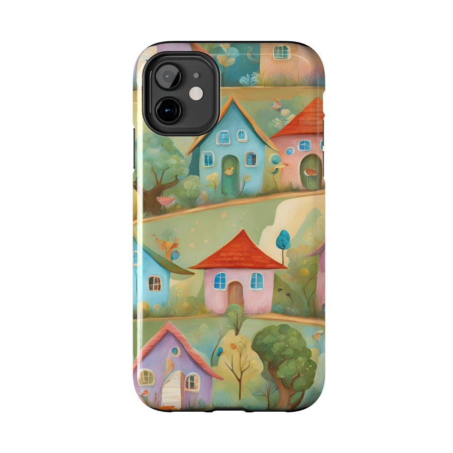 Tough iPhone Case - Joyful Village