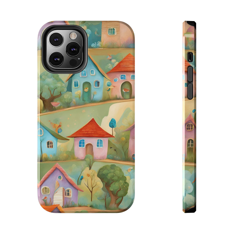 Tough iPhone Case - Joyful Village