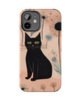 Tough iPhone Case - Black Cats and Dandelions