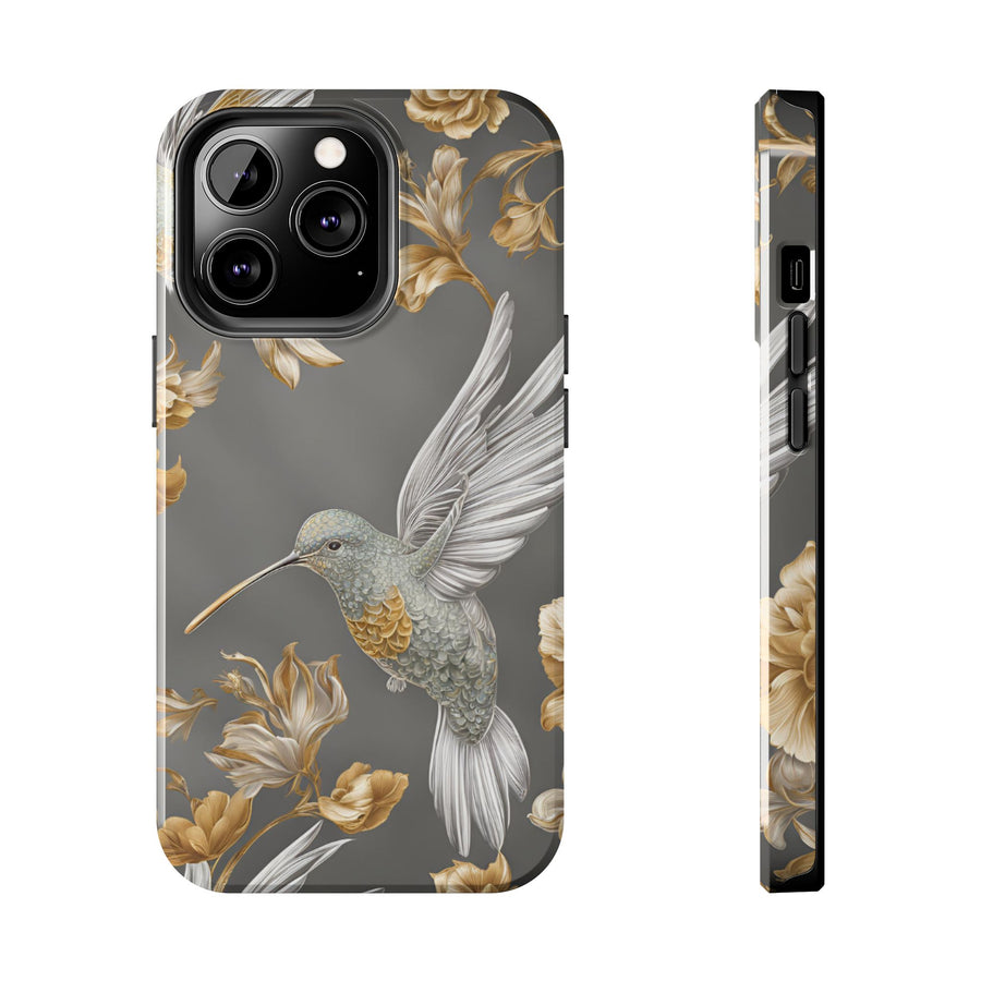 Tough iPhone Case - Flight & Floral Splendor