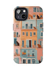 Tough iPhone Case - The Balcony Cat Chronicles