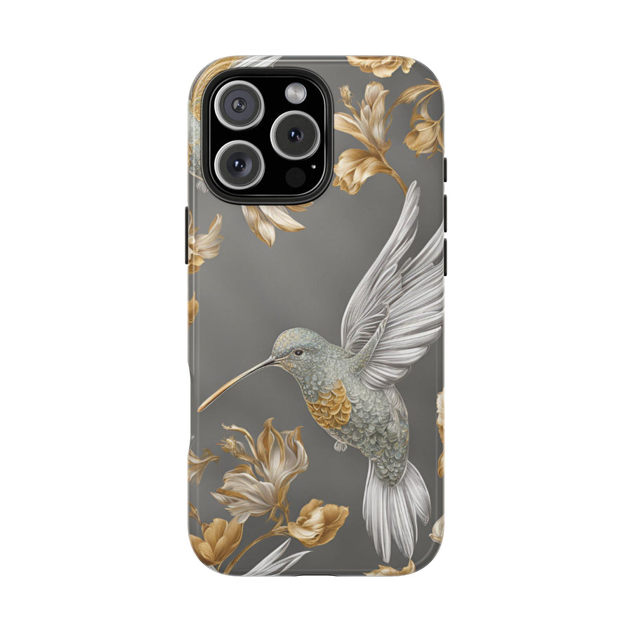 Tough iPhone Case - Flight & Floral Splendor