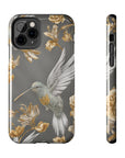 Tough iPhone Case - Flight & Floral Splendor