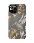 Tough iPhone Case - Flight & Floral Splendor