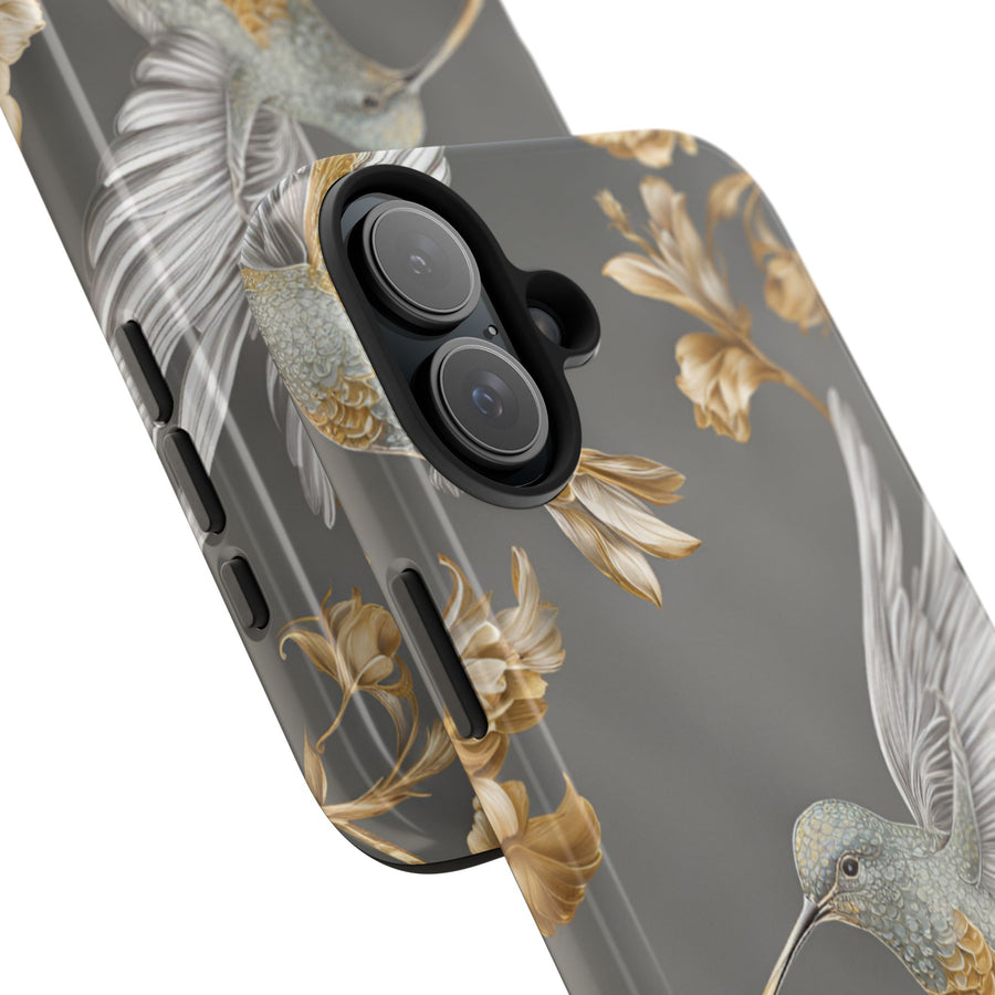 Tough iPhone Case - Flight & Floral Splendor