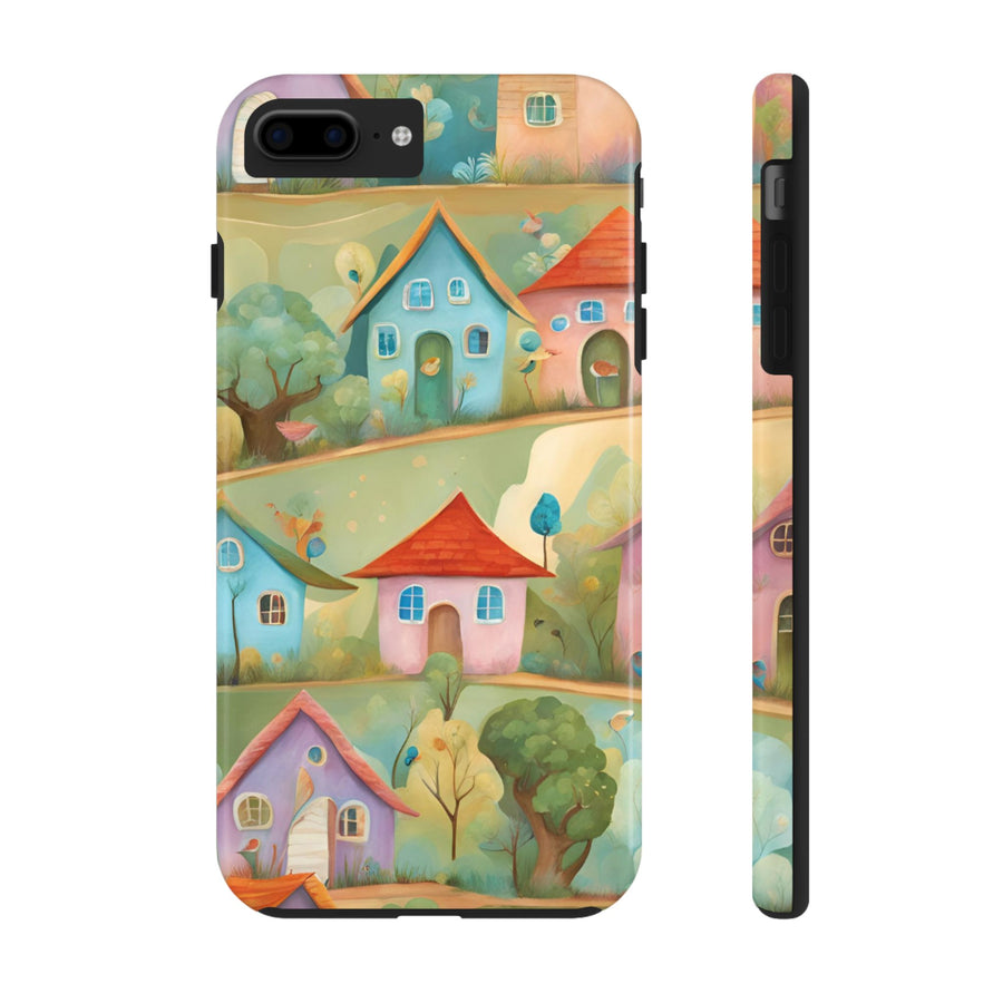 Tough iPhone Case - Joyful Village