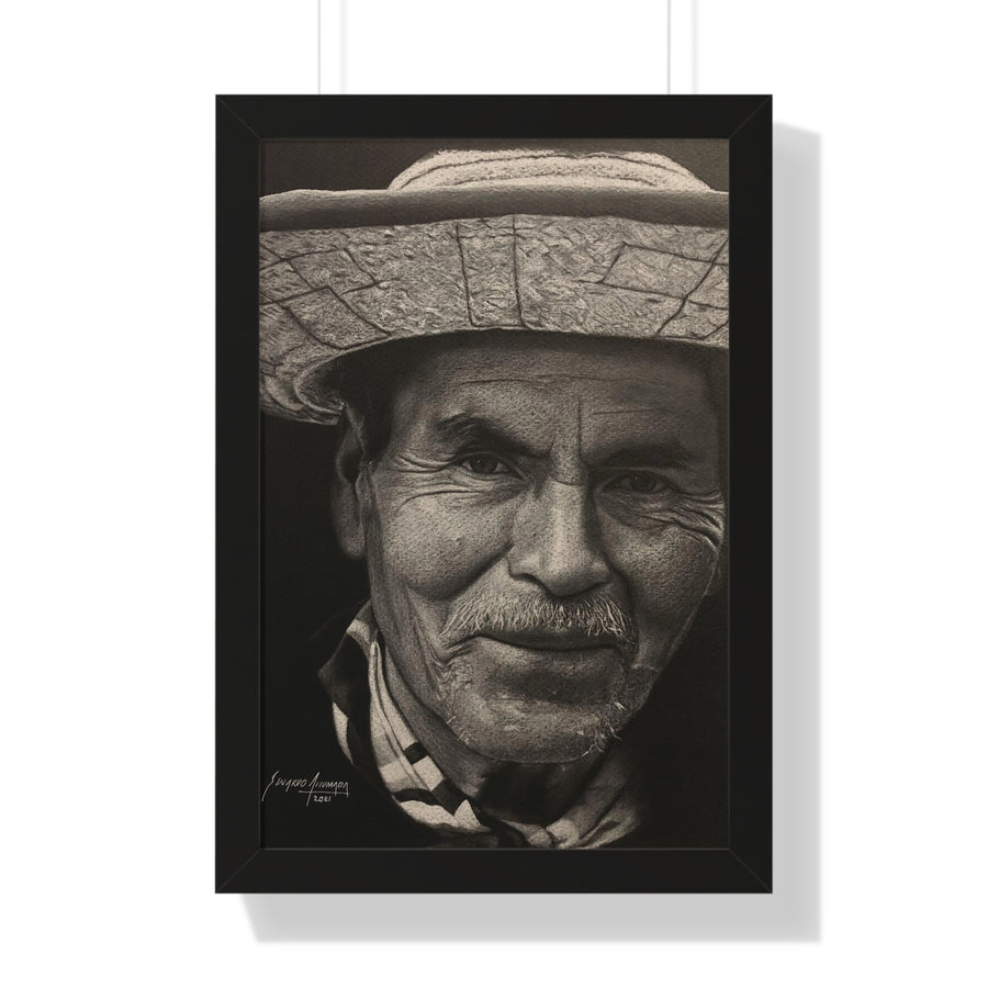 Framed Vertical Poster - "Tarahumaras IV" (Tarahumaras IV)