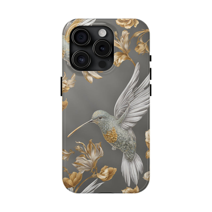 Tough iPhone Case - Flight & Floral Splendor