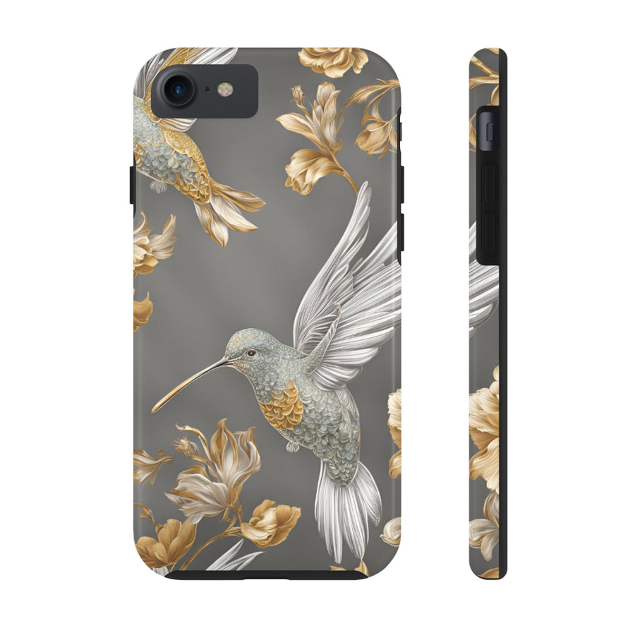 Tough iPhone Case - Flight & Floral Splendor