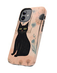 Tough iPhone Case - Black Cats and Dandelions