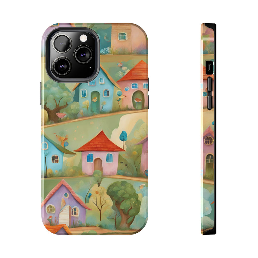 Tough iPhone Case - Joyful Village