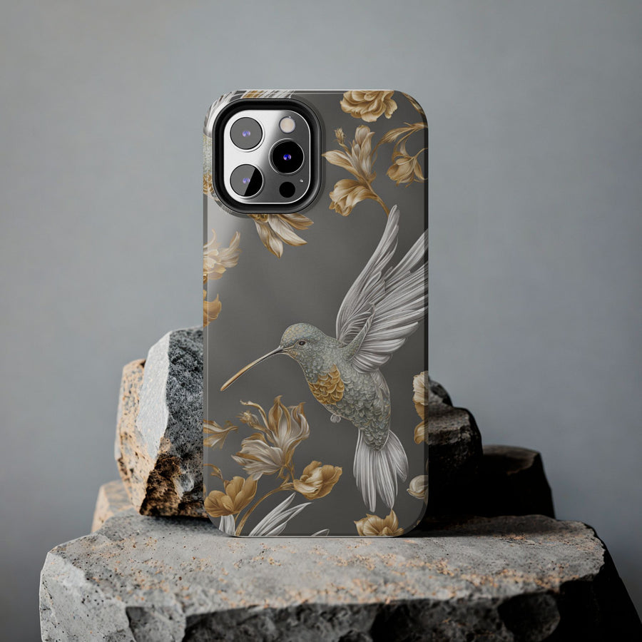 Tough iPhone Case - Flight & Floral Splendor