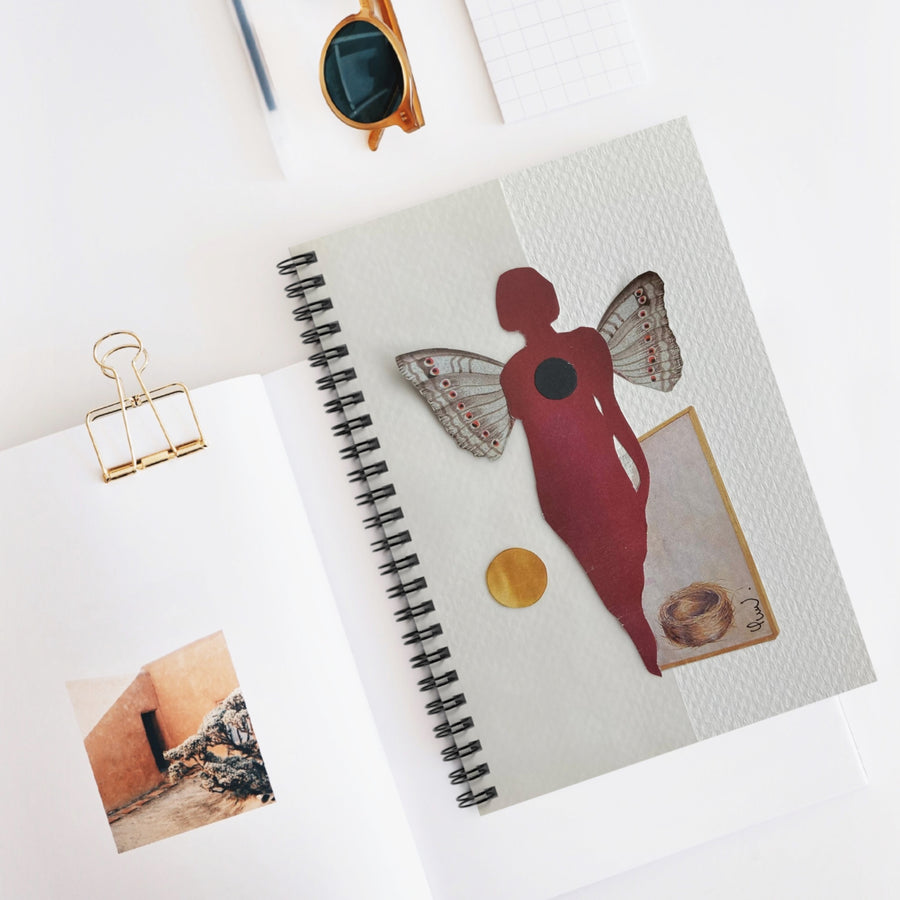 Premium Spiral Notebook - "Vuela" (Fly)