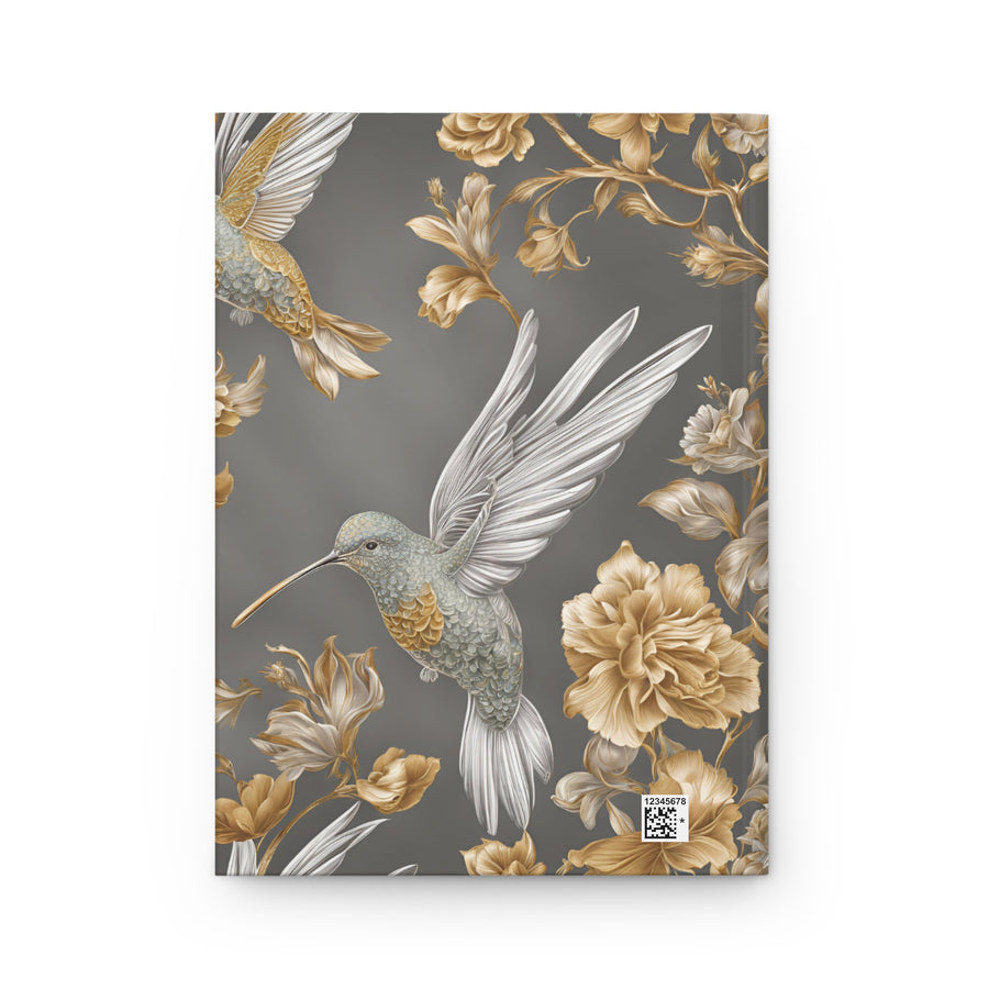 Deluxe Hardcover Journal - Flight & Floral Splendor