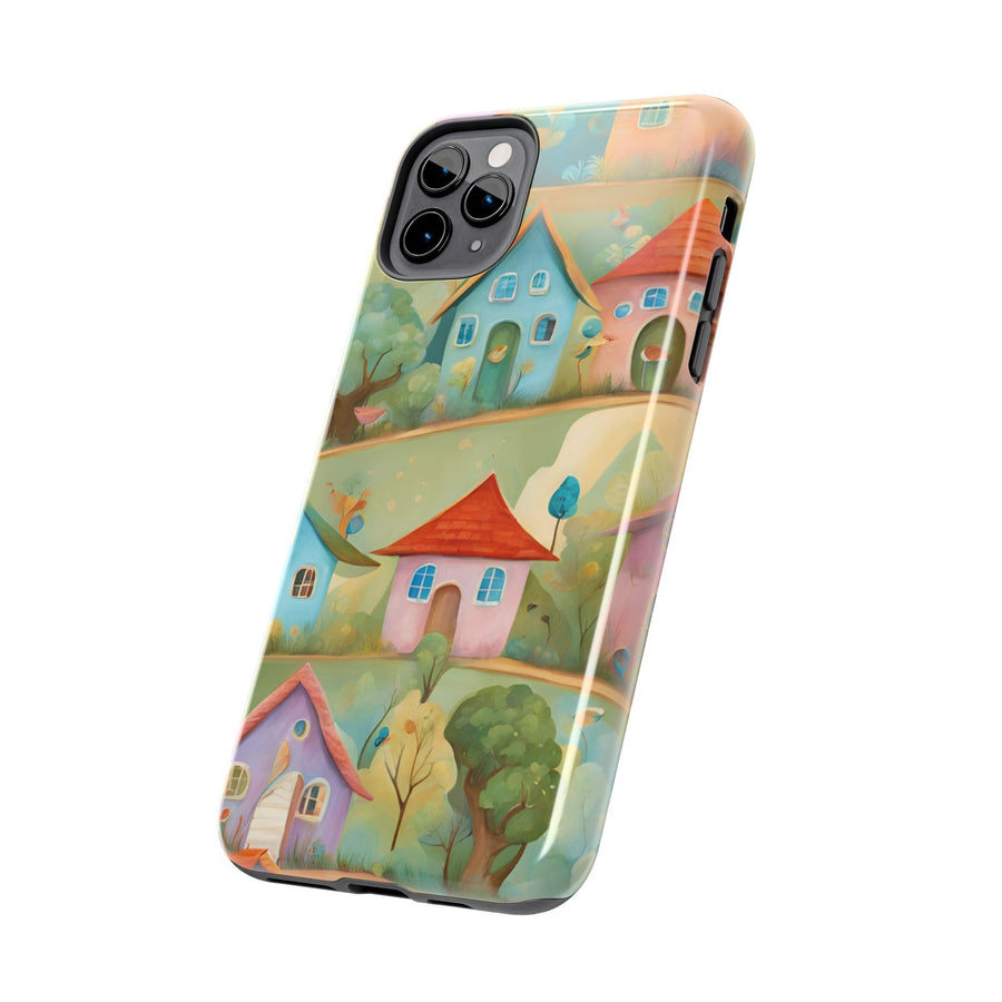 Tough iPhone Case - Joyful Village