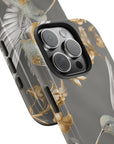 Tough iPhone Case - Flight & Floral Splendor