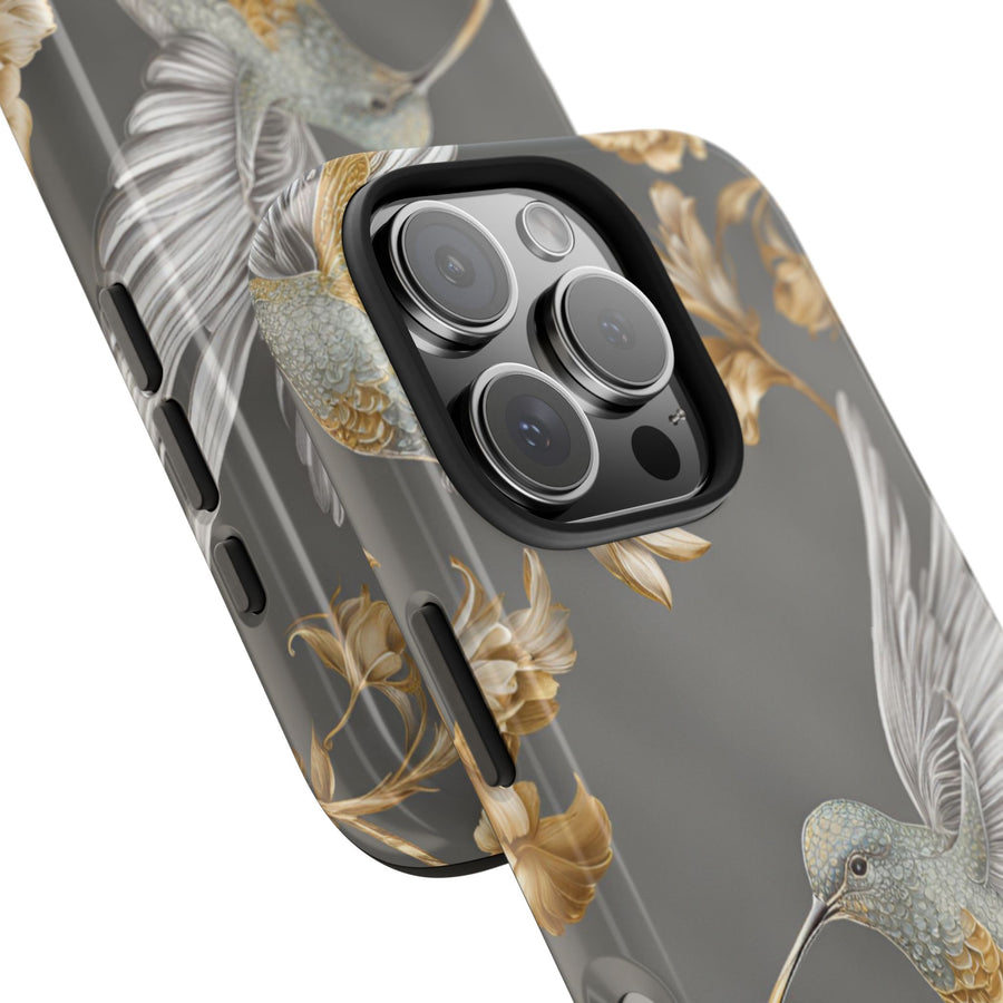 Tough iPhone Case - Flight & Floral Splendor