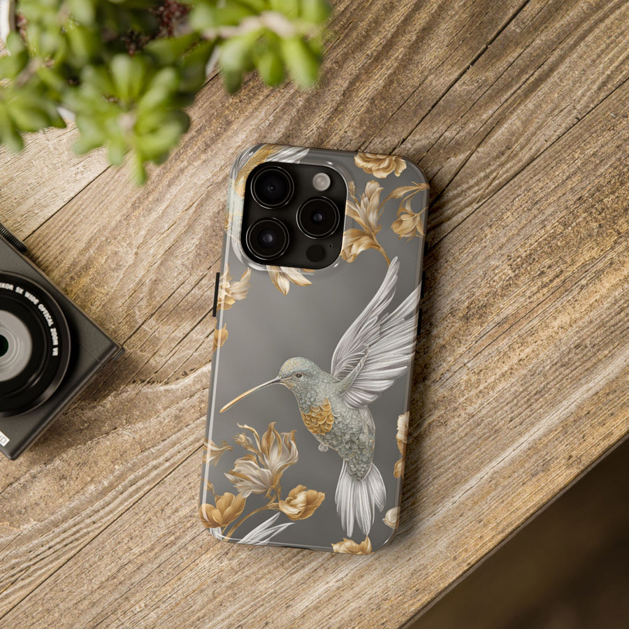 Tough iPhone Case - Flight & Floral Splendor