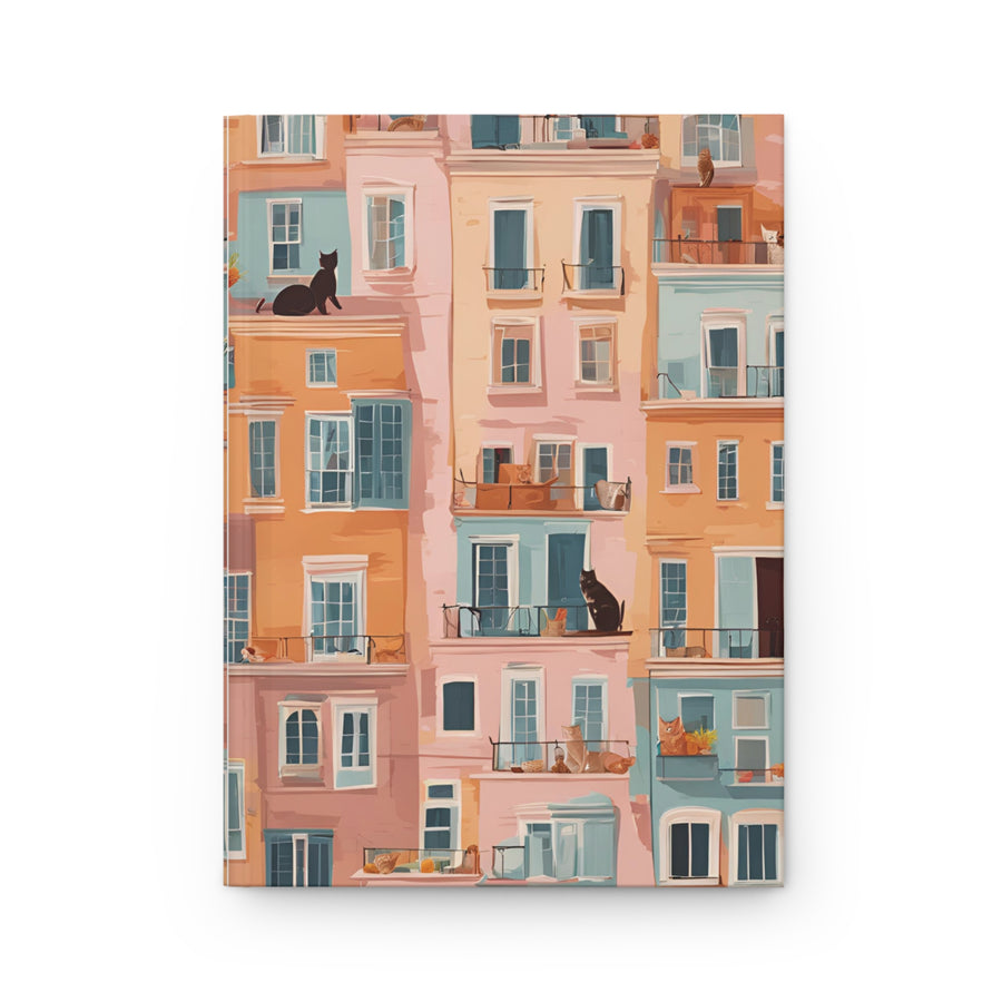 Deluxe Hardcover Journal - The Balcony Cat Chronicles