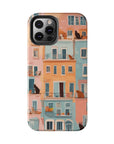 Tough iPhone Case - The Balcony Cat Chronicles