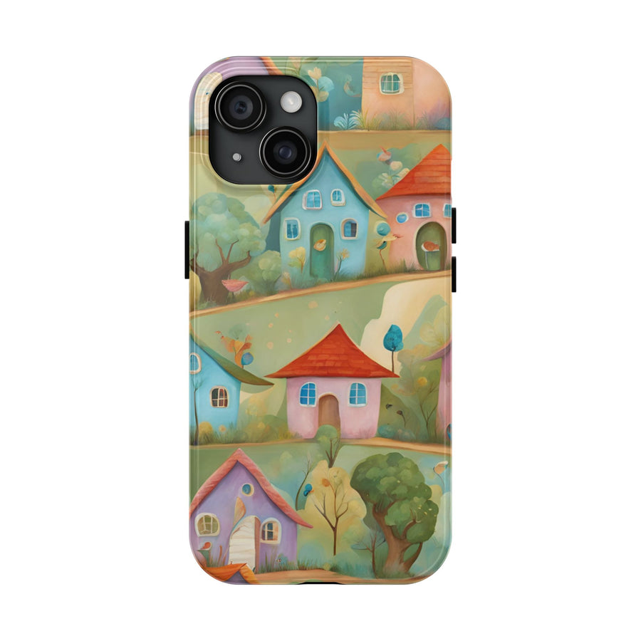 Tough iPhone Case - Joyful Village