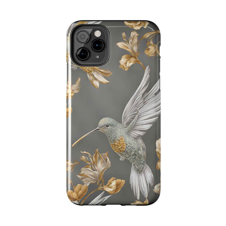 Tough iPhone Case - Flight & Floral Splendor