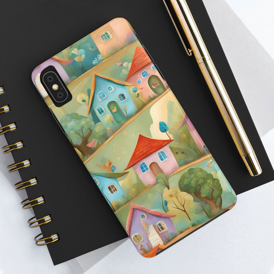 Tough iPhone Case - Joyful Village