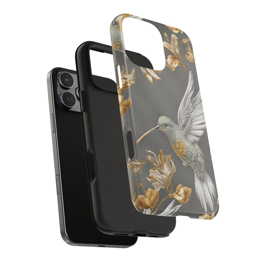 Tough iPhone Case - Flight & Floral Splendor