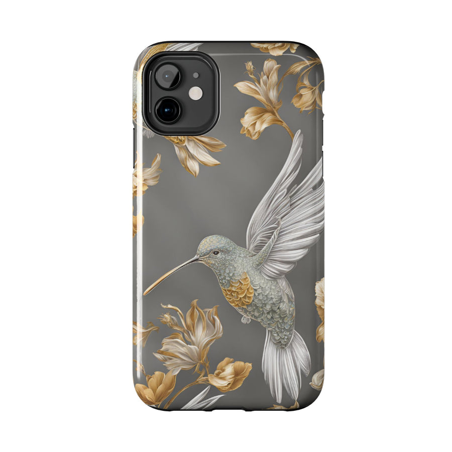 Tough iPhone Case - Flight & Floral Splendor