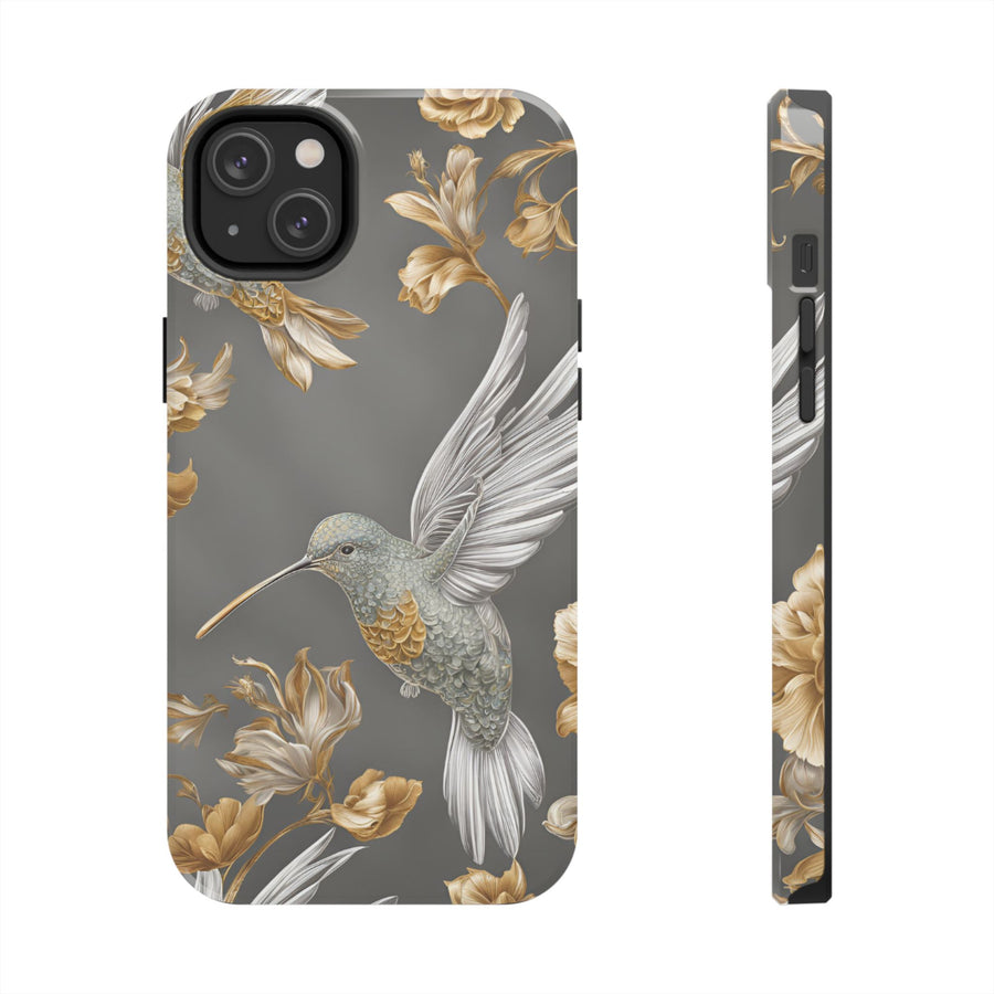 Tough iPhone Case - Flight & Floral Splendor