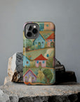 Tough iPhone Case - Joyful Village