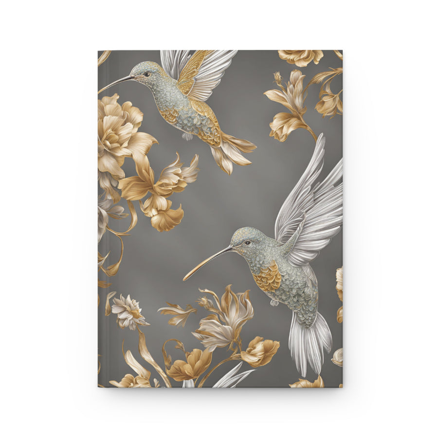 Deluxe Hardcover Journal - Flight & Floral Splendor