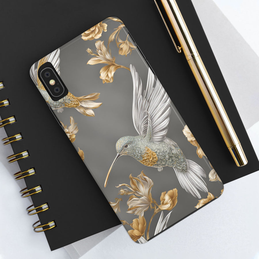 Tough iPhone Case - Flight & Floral Splendor