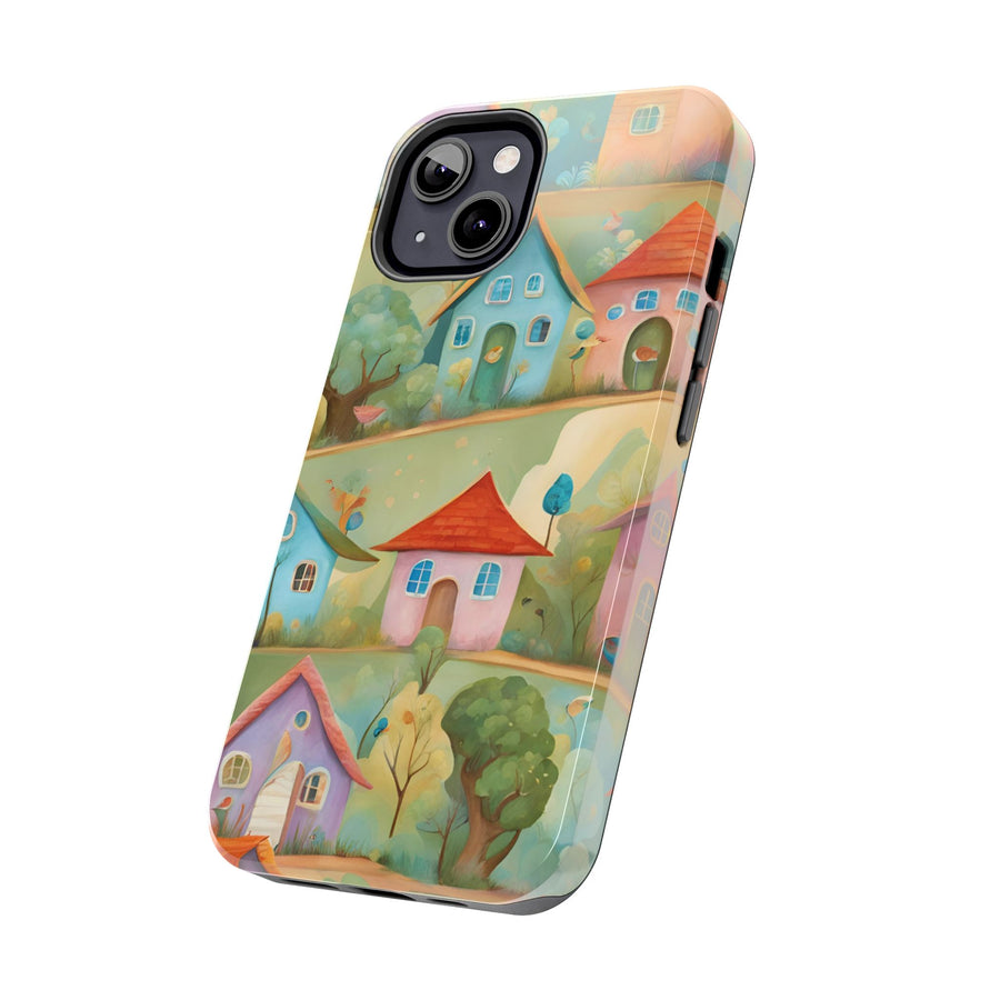 Tough iPhone Case - Joyful Village