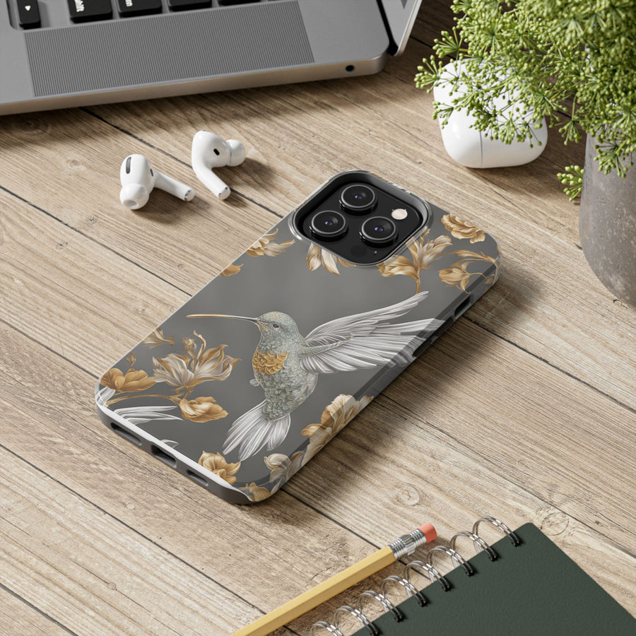 Tough iPhone Case - Flight & Floral Splendor