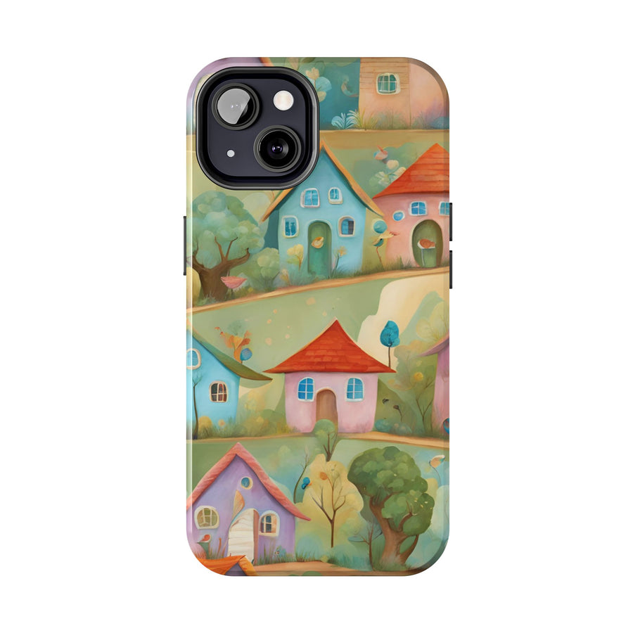 Tough iPhone Case - Joyful Village