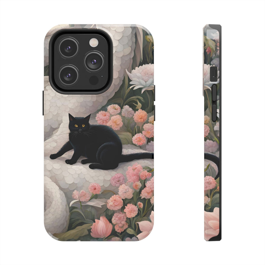 Tough iPhone Case - The Dragon and the Cat