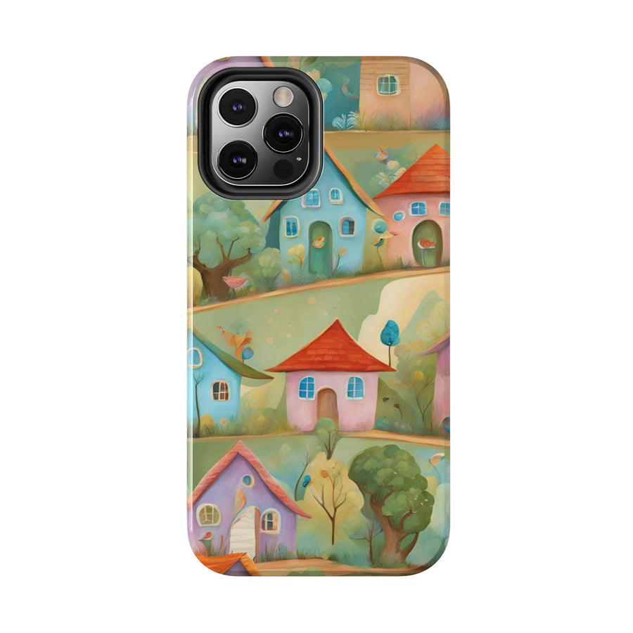 Tough iPhone Case - Joyful Village