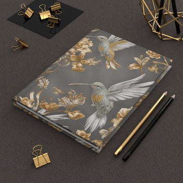 Deluxe Hardcover Journal - Flight & Floral Splendor