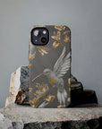 Tough iPhone Case - Flight & Floral Splendor