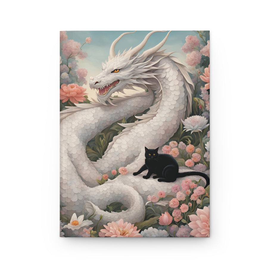 Deluxe Hardcover Journal - The Dragon and the Cat