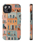 Tough iPhone Case - The Balcony Cat Chronicles