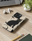 Tough iPhone Case - Black Cats and Dandelions