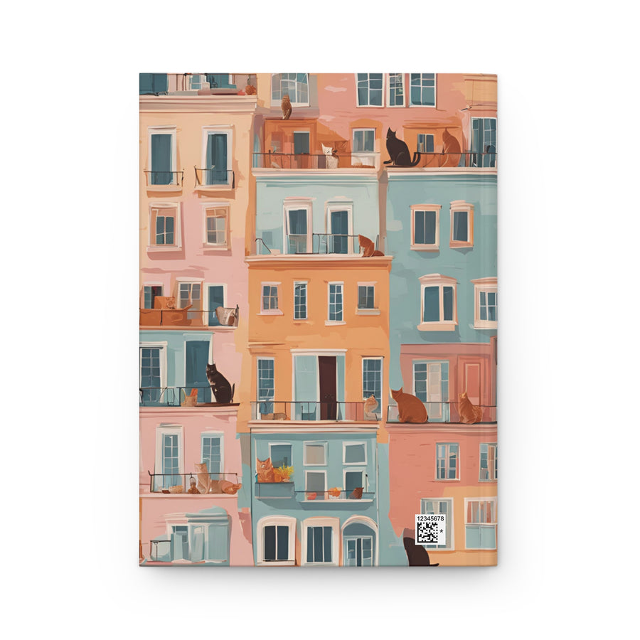 Deluxe Hardcover Journal - The Balcony Cat Chronicles