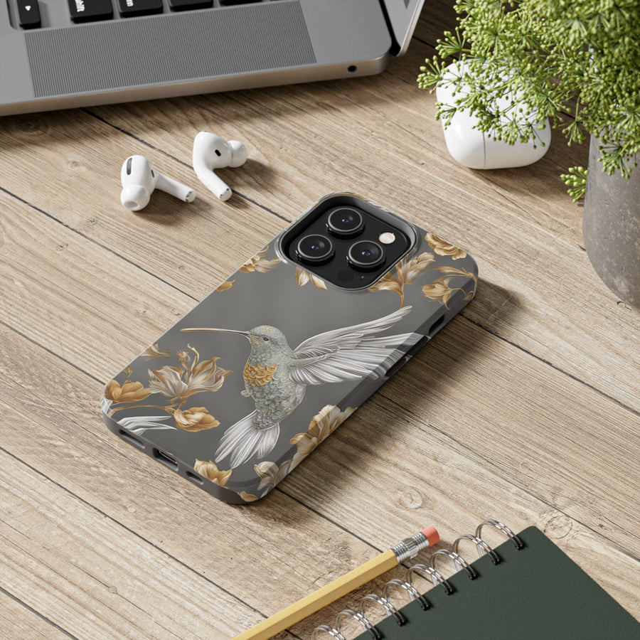 Tough iPhone Case - Flight & Floral Splendor