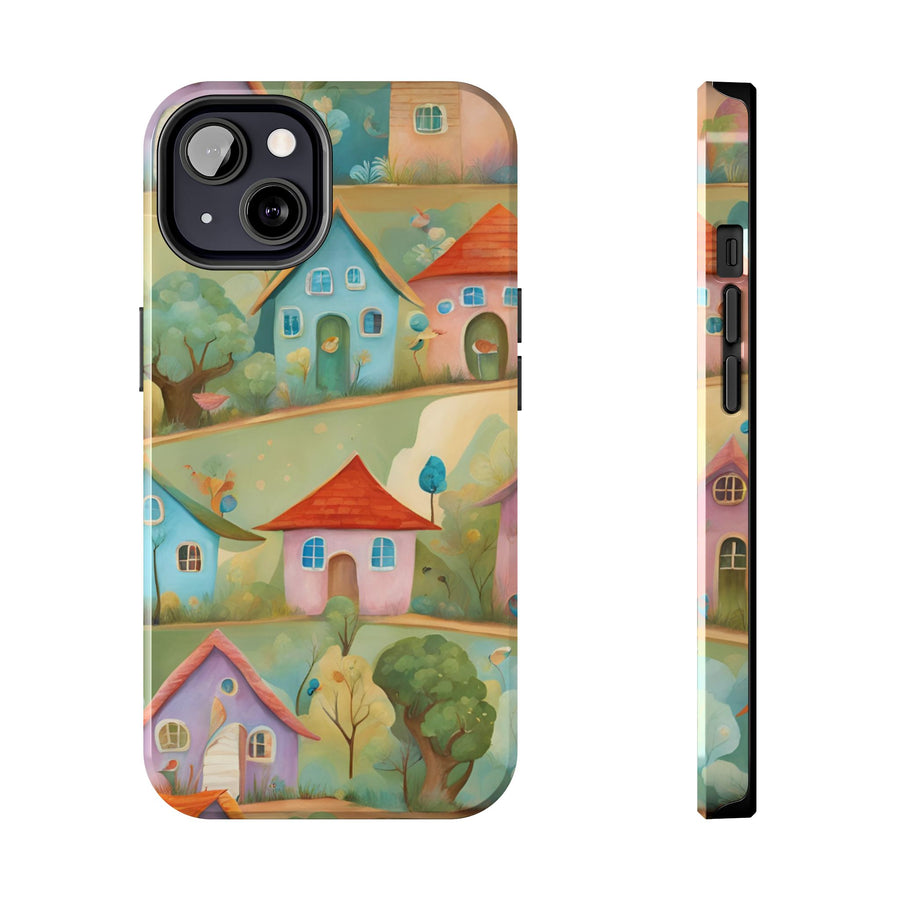 Tough iPhone Case - Joyful Village