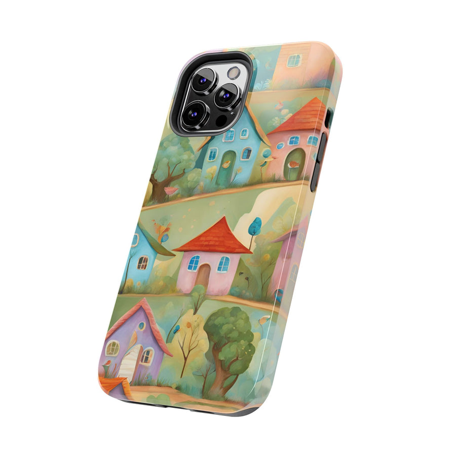 Tough iPhone Case - Joyful Village