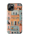 Tough iPhone Case - The Balcony Cat Chronicles