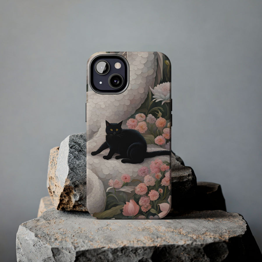 Tough iPhone Case - The Dragon and the Cat